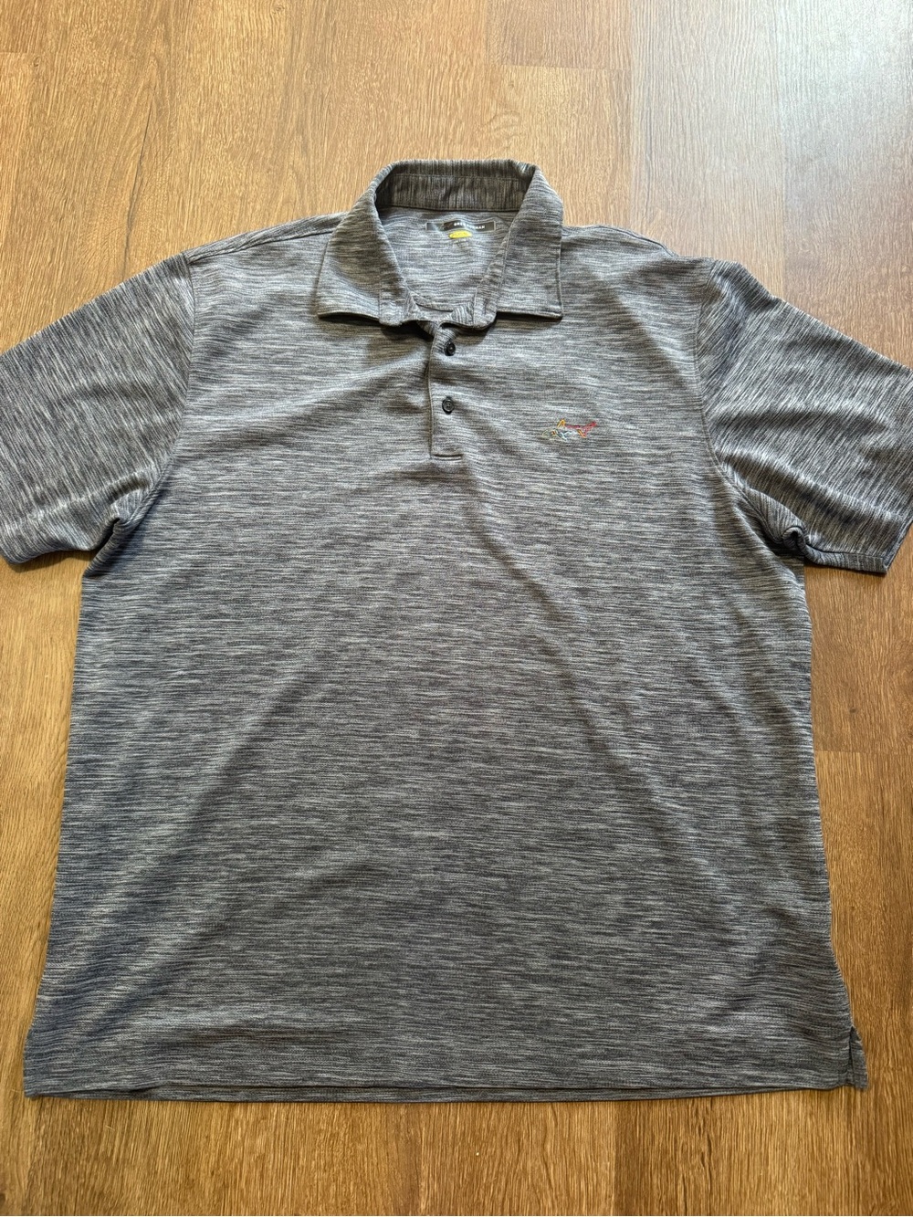 Greg Norman Men’s Athletic Polo Shirt XXL Grey Heathered